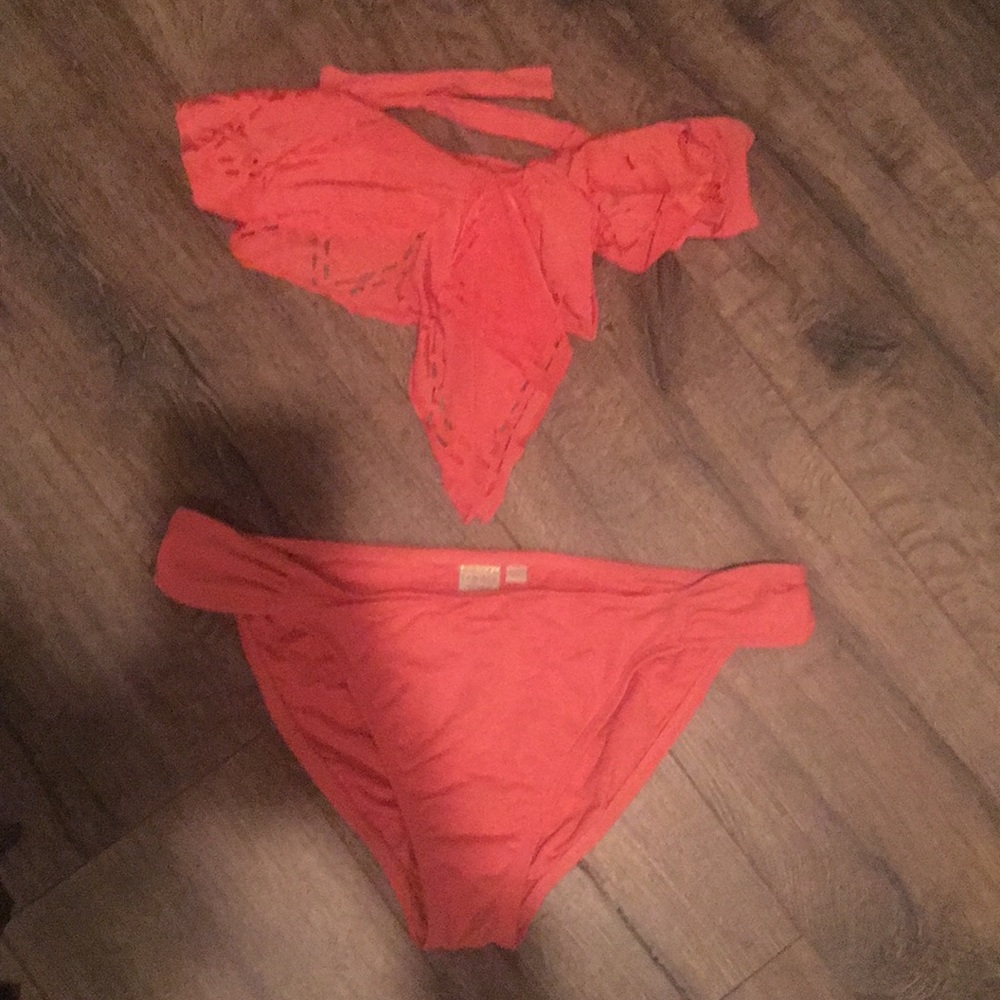 L Space Swim Suit (Coral)